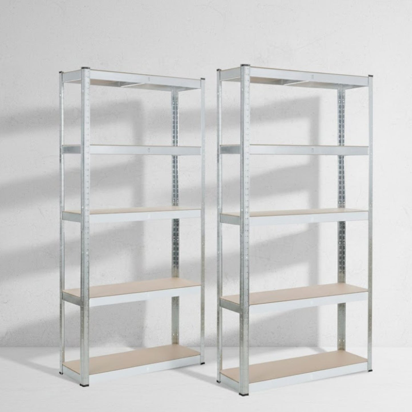 2 étagères métalliques solides 5 niveaux